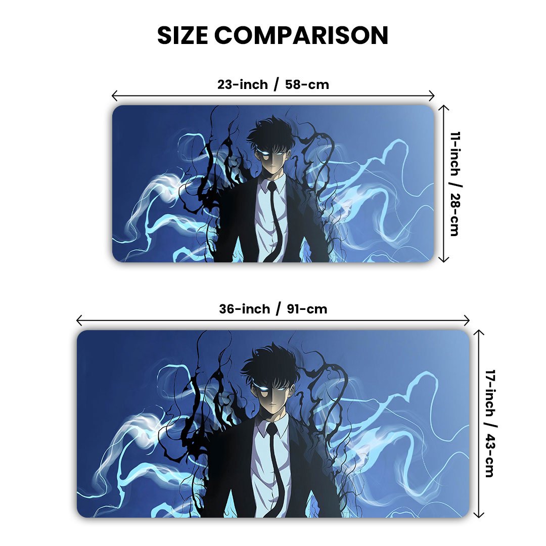 Sung Jin-Woo Solo Leveling Gaming Desk Mat