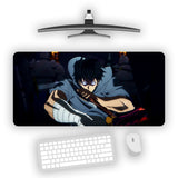 Sung Jin Woo Fight Solo Leveling Gaming Desk Mat
