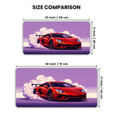 Lamborghini Aventador Drifting Gaming Desk Mat