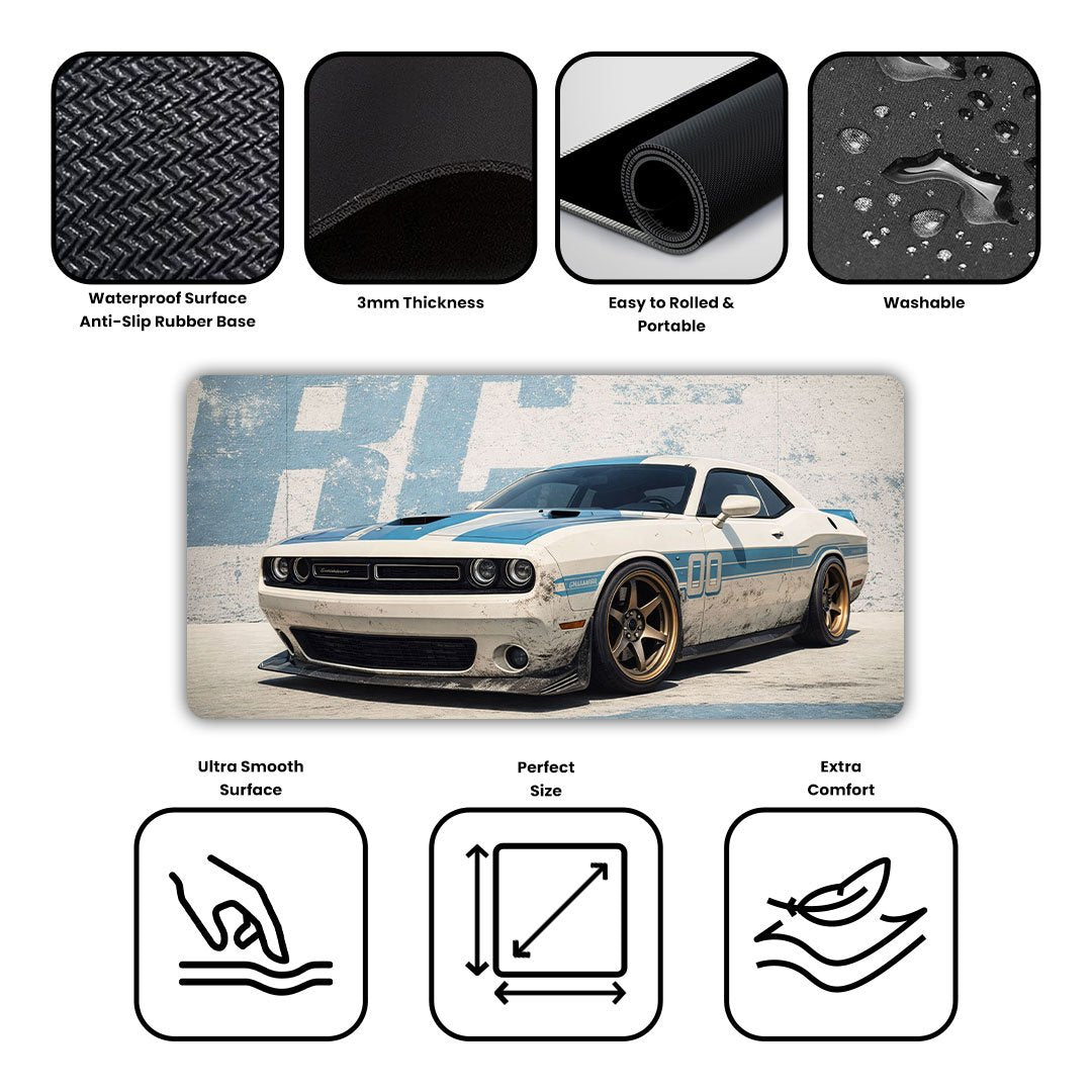 2016 Dodge Challenger R/T Gaming Desk Mat