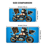 Royal Enfield Continental GT 650 White & Red Gaming Desk Mat