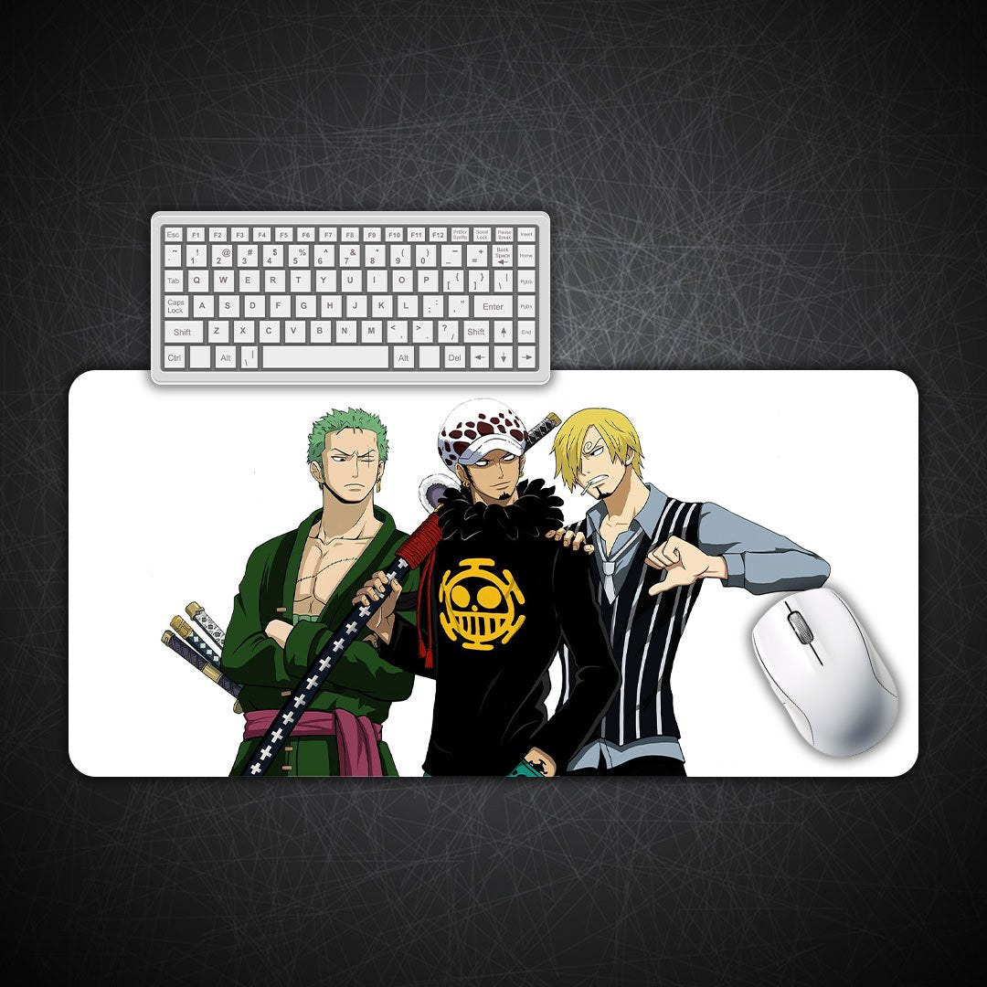 Zoro Law Sanji Desk Mat