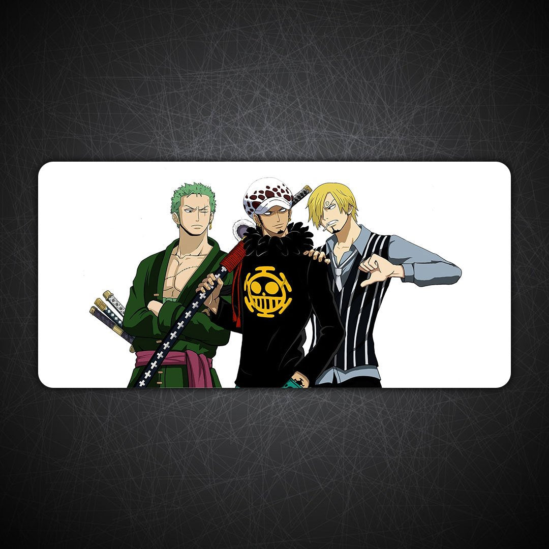 Zoro Law Sanji Desk Mat