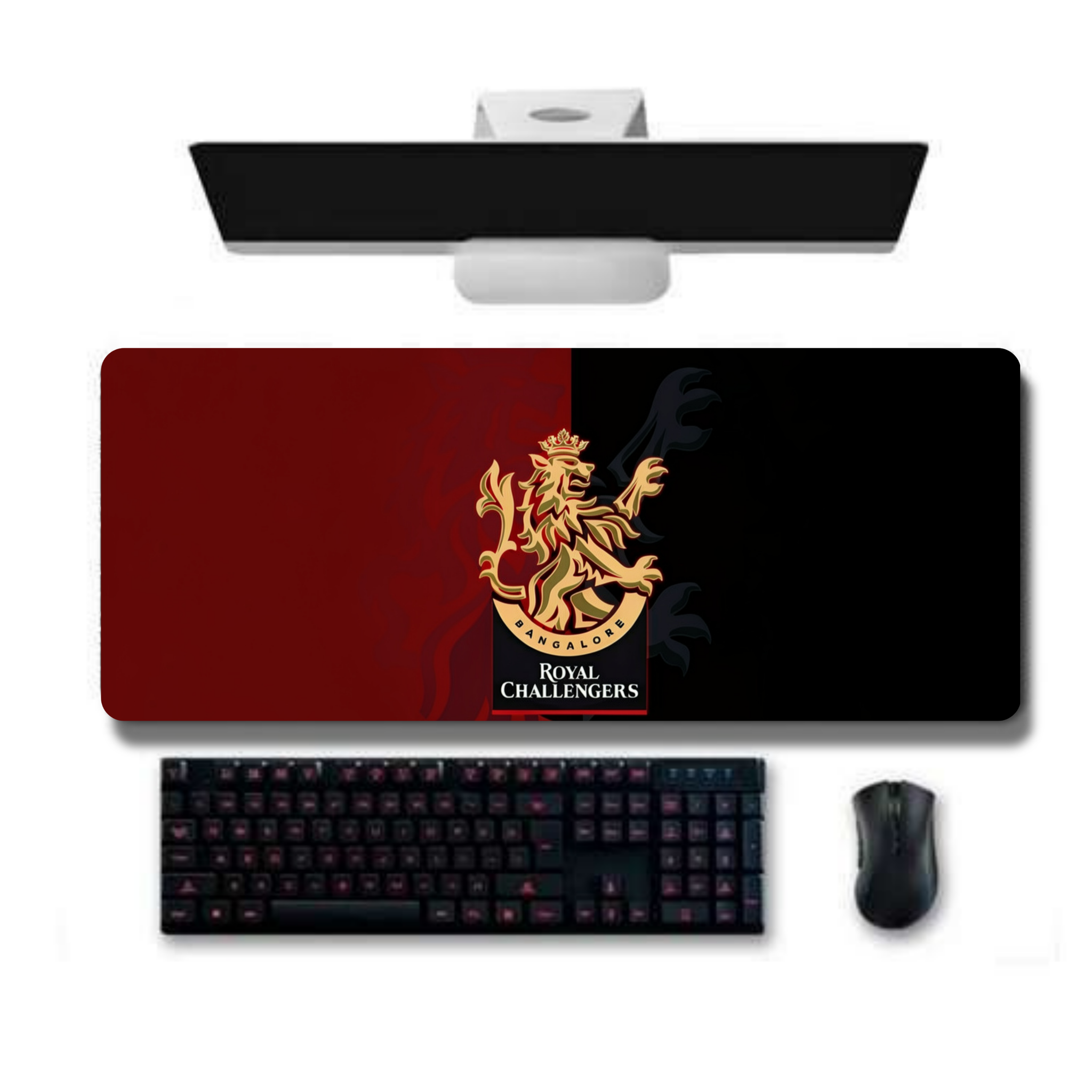Royal Challengers Bangalore IPL Logo Gaming Desk Mat