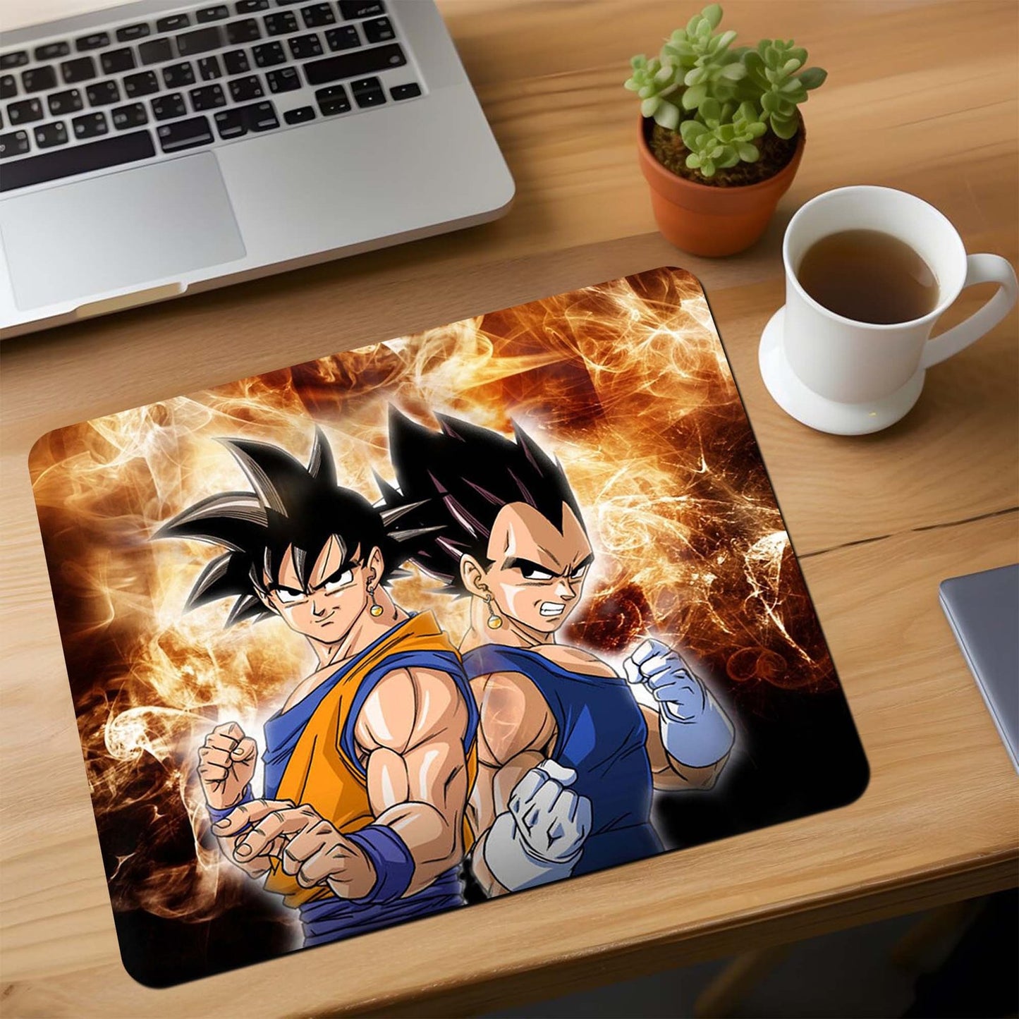 Fusion Power Goku and Vegeta Mouse Pad