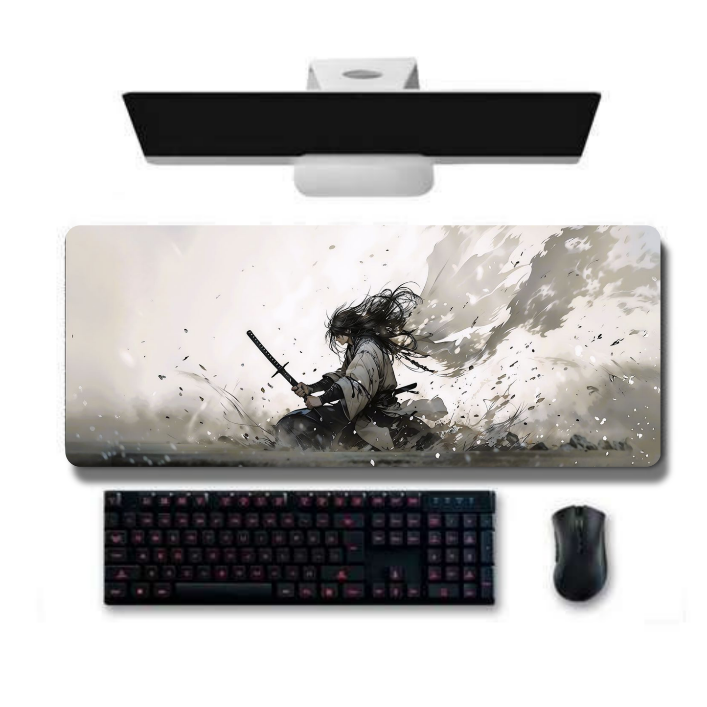 Samurai Art Gaming Desk Mat