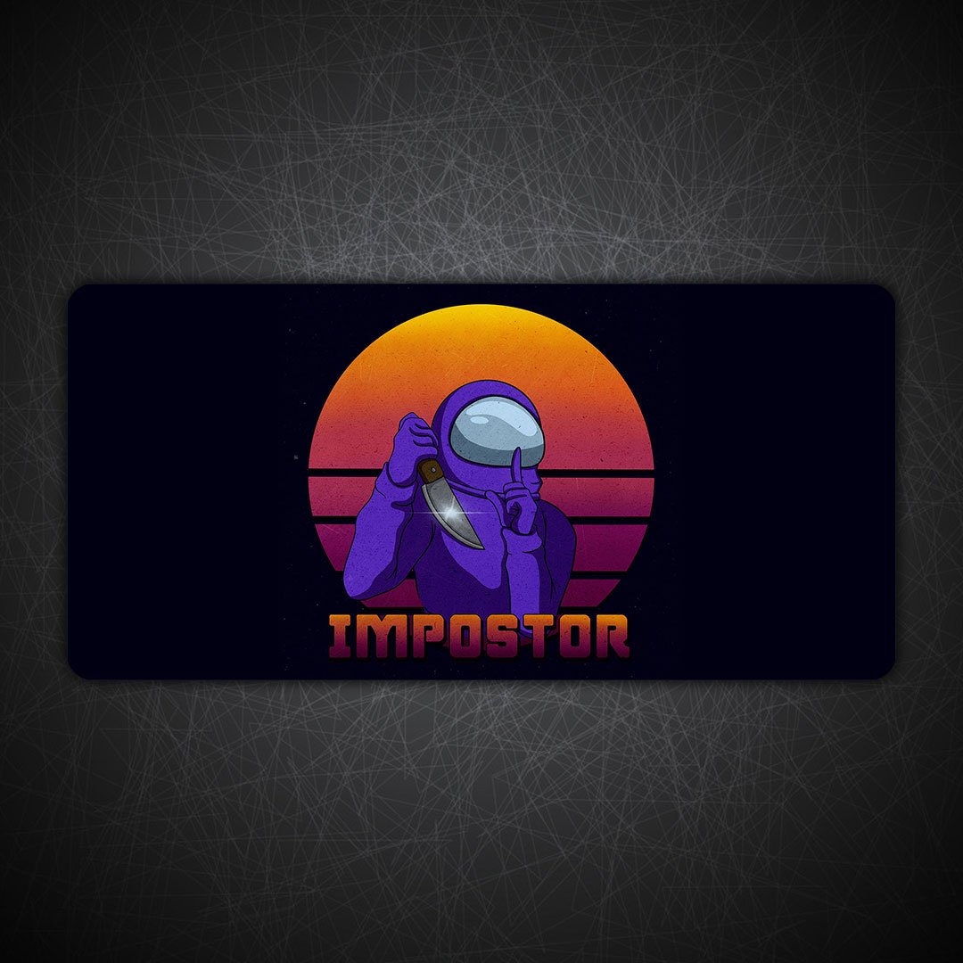 Impostor Among Us Desk Mat