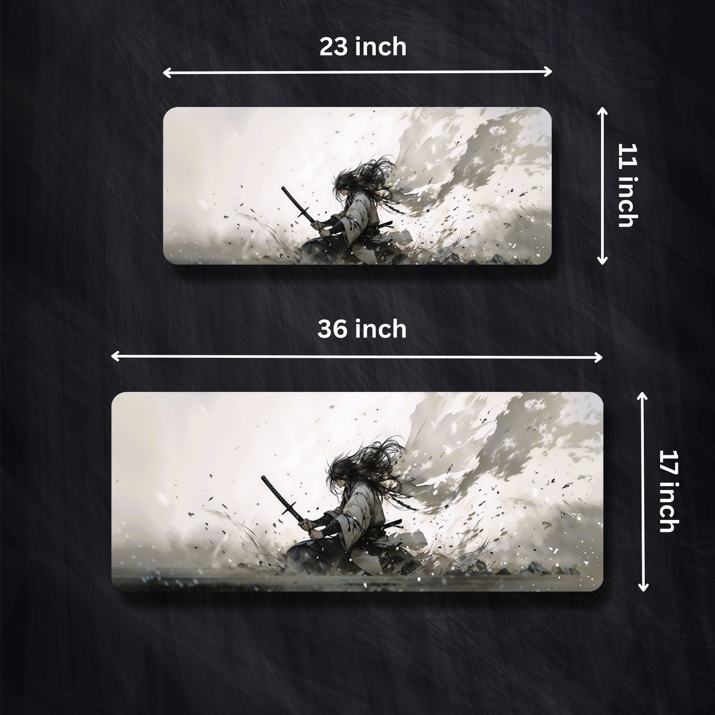 Samurai Art Gaming Desk Mat