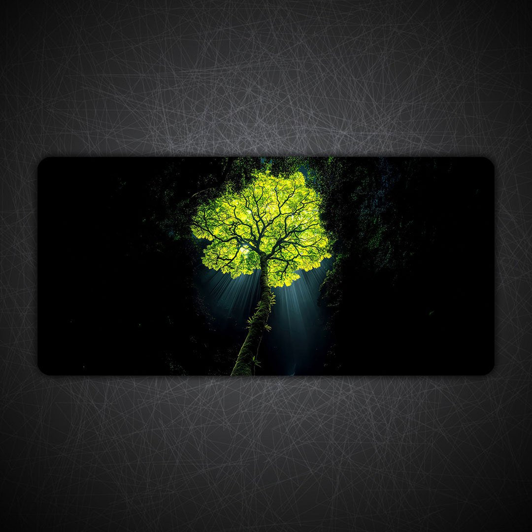 Jungle Tree Dark Aesthetic Desk Mat