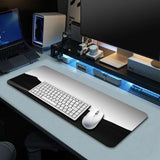Black and White Landscape Desk Mat