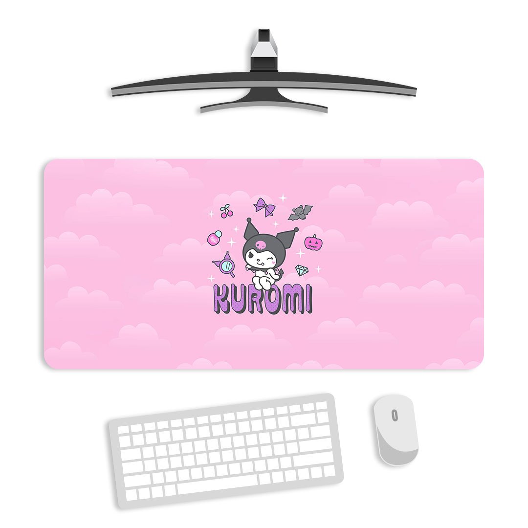 Kuromi Hello Gaming Desk Mat