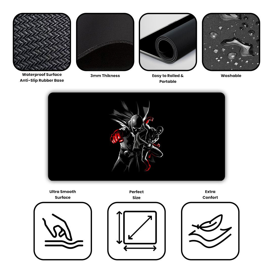 One Punch man Saitama Gaming Desk Mat