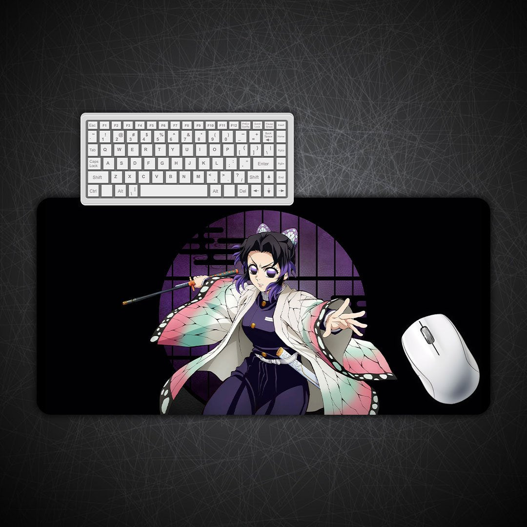 Shinobu Kocho Gaming Desk Mat