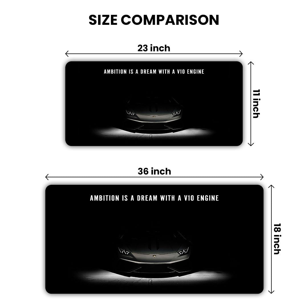 Lamborghini Huracan Gaming Desk Mat
