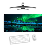 Aurora Borealis Northern lights Gaming Desk Mat