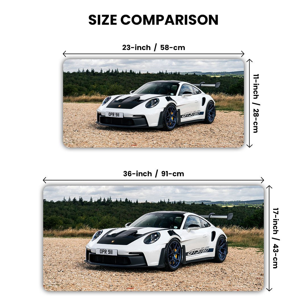 Porsche 911 GT3rs Gaming Desk Mat