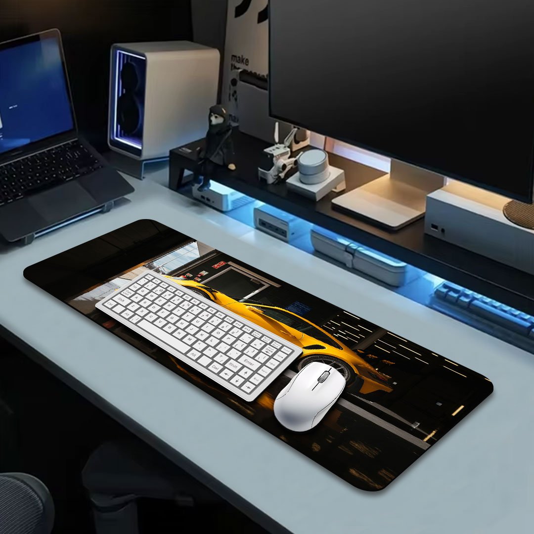 Porsche 911 GT3 RS Weissach Gaming Desk Mat