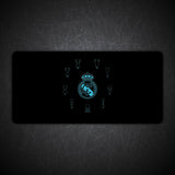 Real Madrid CF Black Gaming Desk Mat