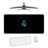 Real Madrid CF Black Gaming Desk Mat