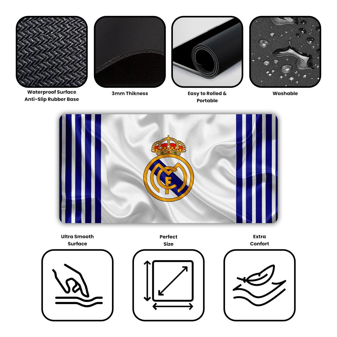 Real Madrid CF Gaming Desk Mat