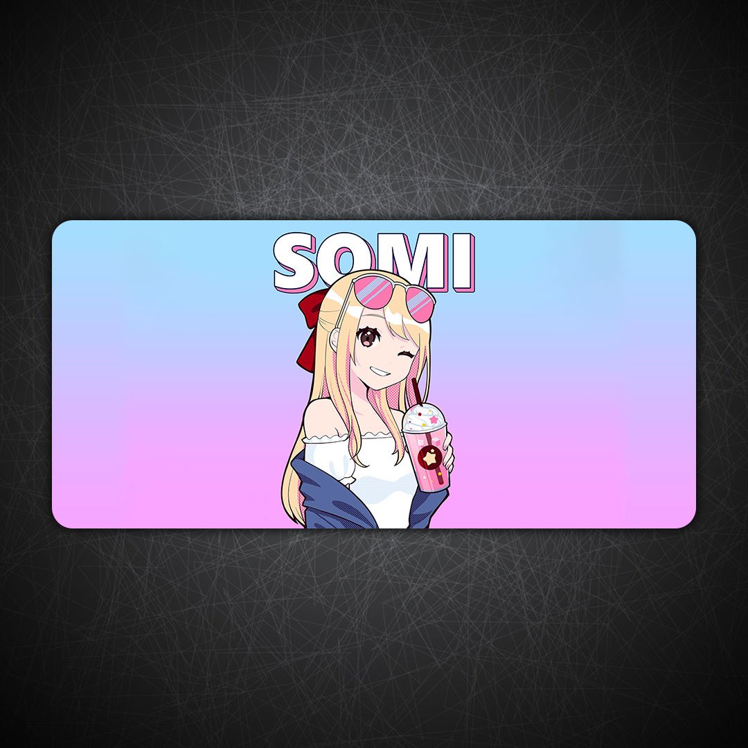 Jeon Somi Gaming Desk Mat