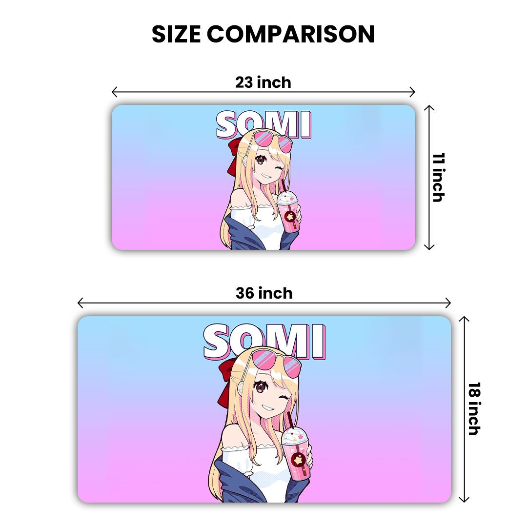 Jeon Somi Gaming Desk Mat
