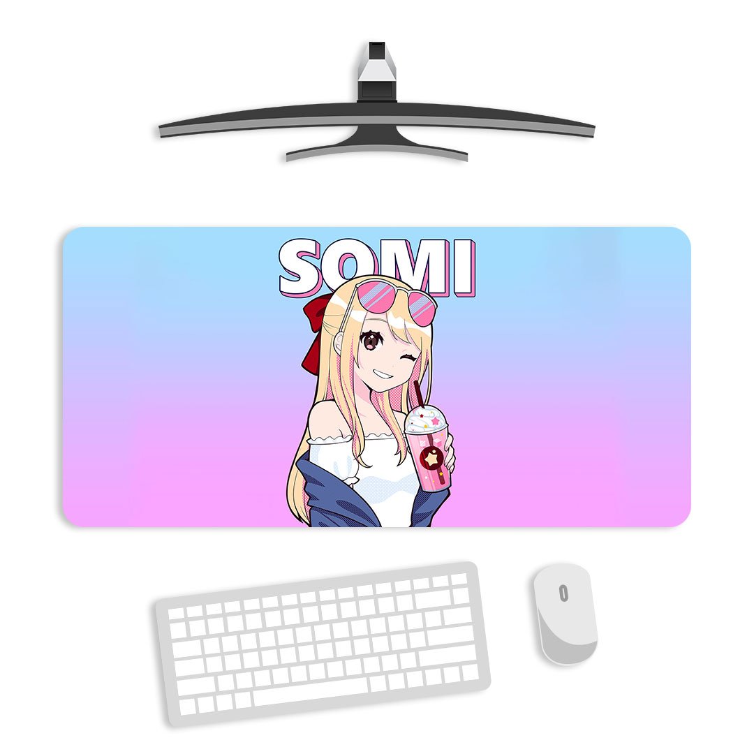 Jeon Somi Gaming Desk Mat