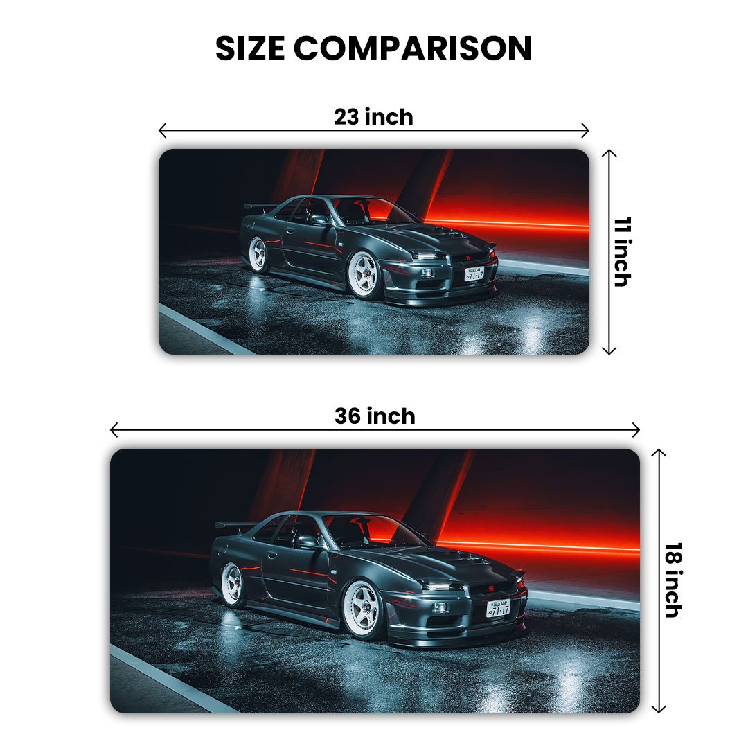 Nissan Skyline GTR Gaming Desk Mat