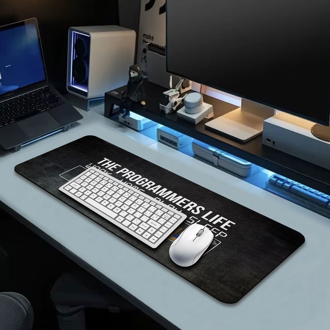 Programmer Life Gaming Desk Mat
