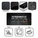 Programmer Life Gaming Desk Mat