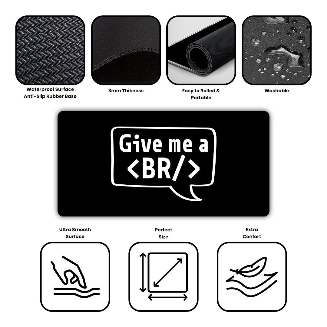 Give me a Break Gaming Desk Mat