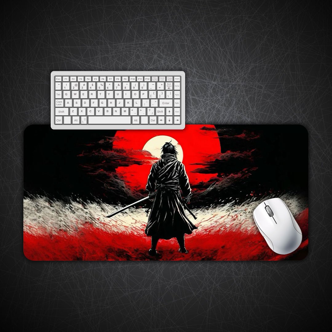 Samurai with Red Sun Deskpad