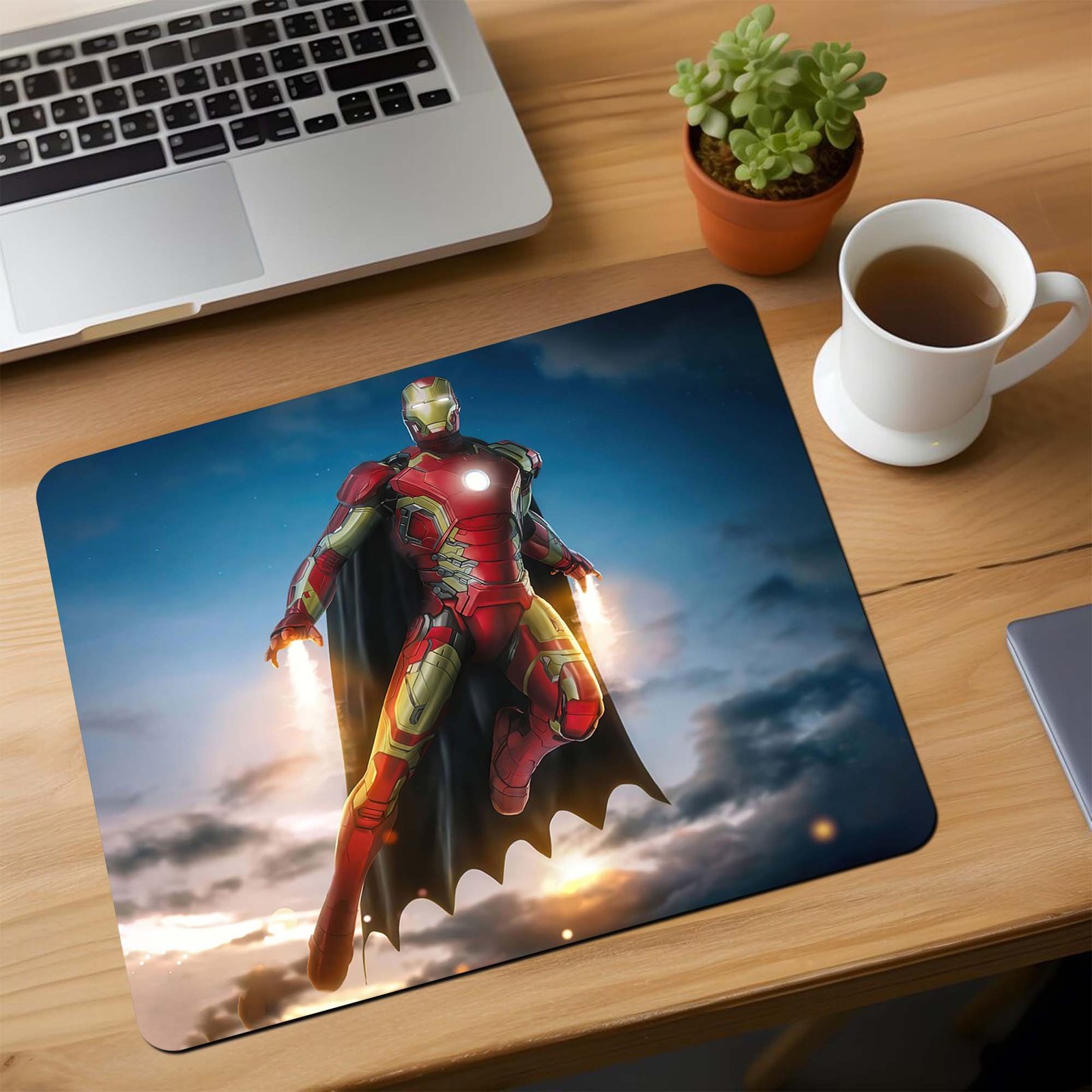 Ironman with Cape Mouse pad