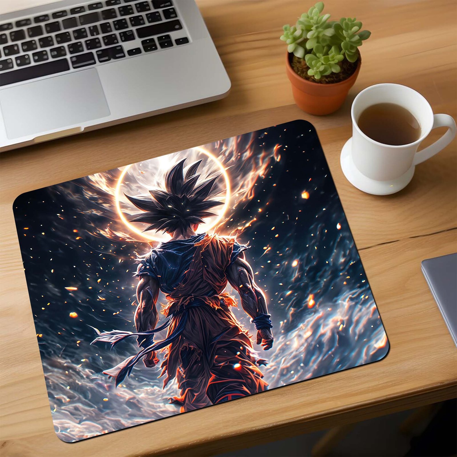 Backlit Goku Aura Mouse Pad