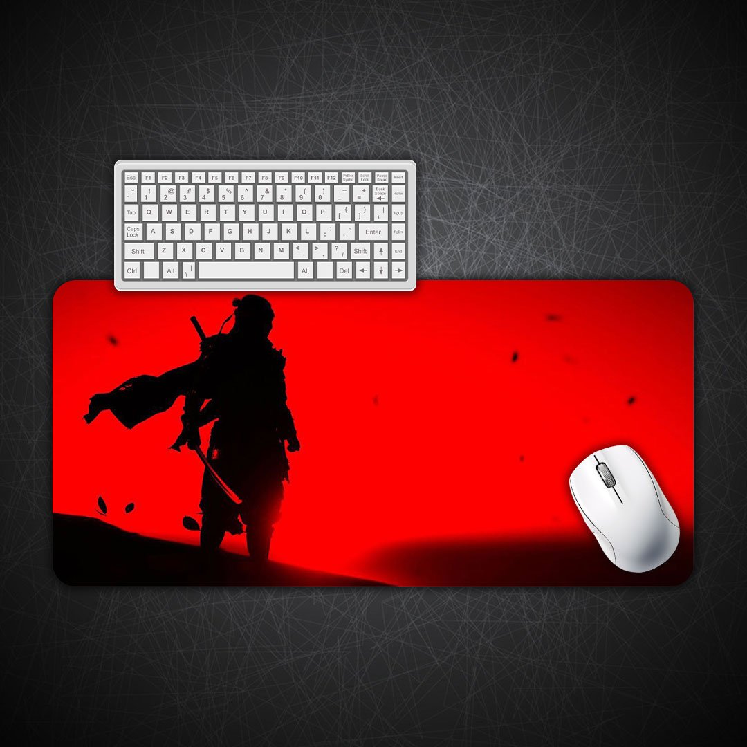 Lone Ronin at Sunset Deskpad