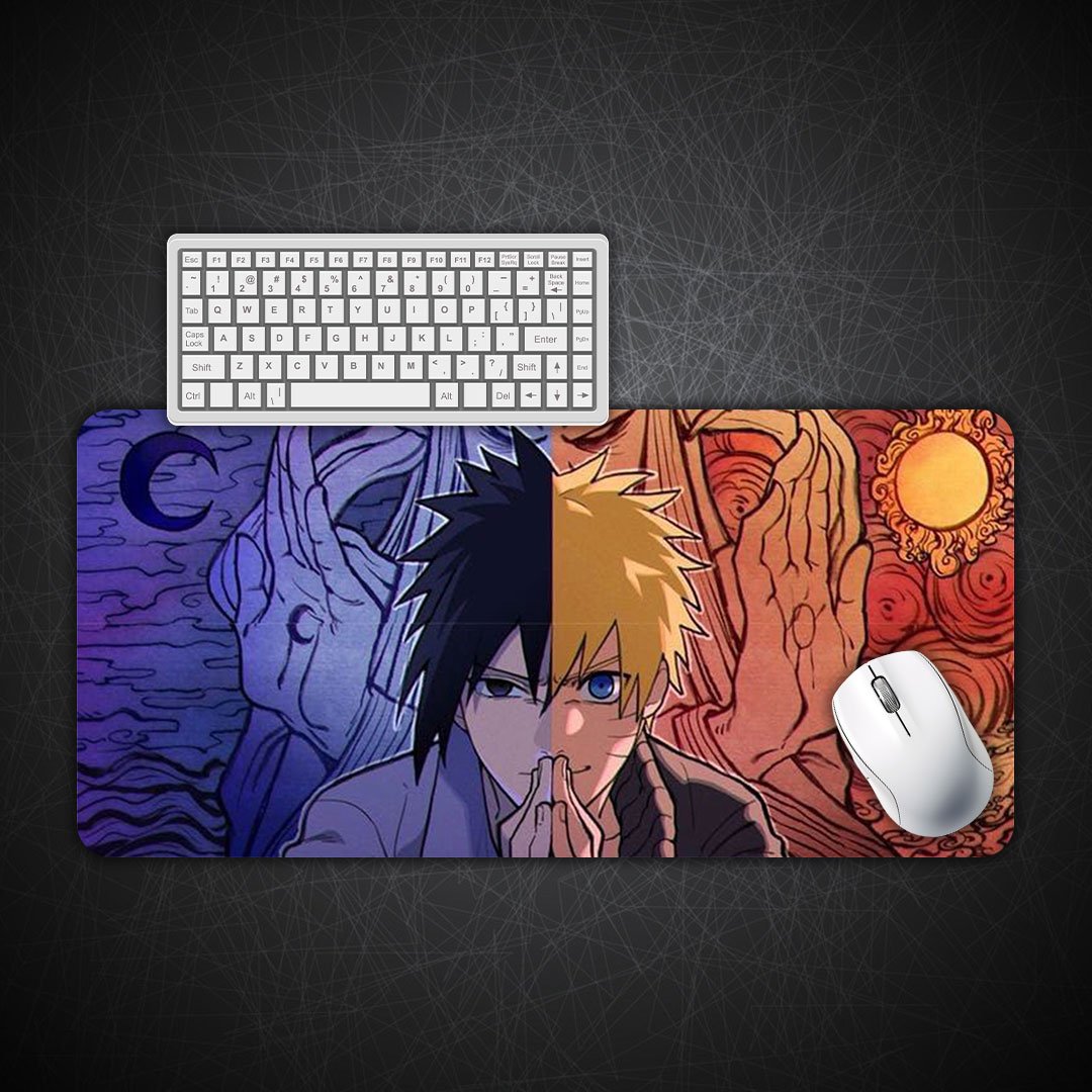 Naruto and Sasuke Deskpad