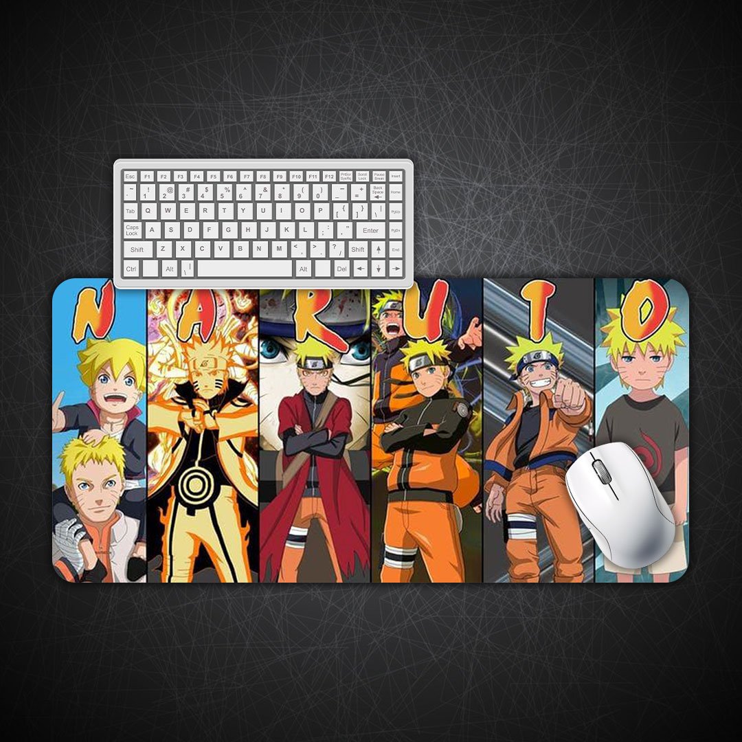 Evolution of Naruto Deskpad
