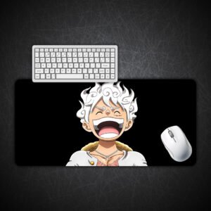 Laughing Luffy in Gear 5