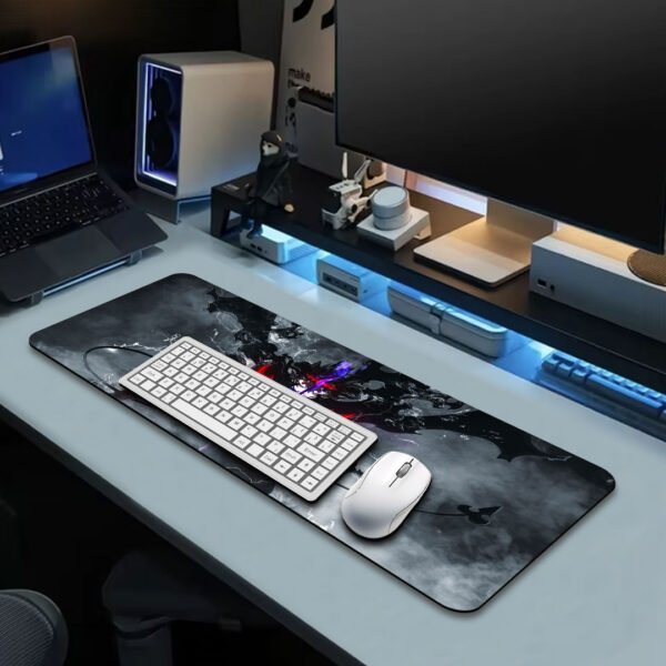 Black Asta Black Desk Mat