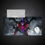 Black Asta Black Desk Mat