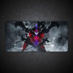 Black Asta Black Desk Mat