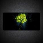 Jungle Tree Dark Aesthetic Desk Mat