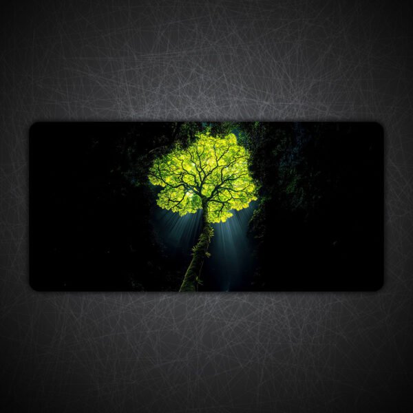 Jungle Tree Dark Aesthetic Desk Mat