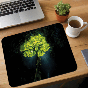 Jungle Tree Dark Aesthetic Mouse Pad