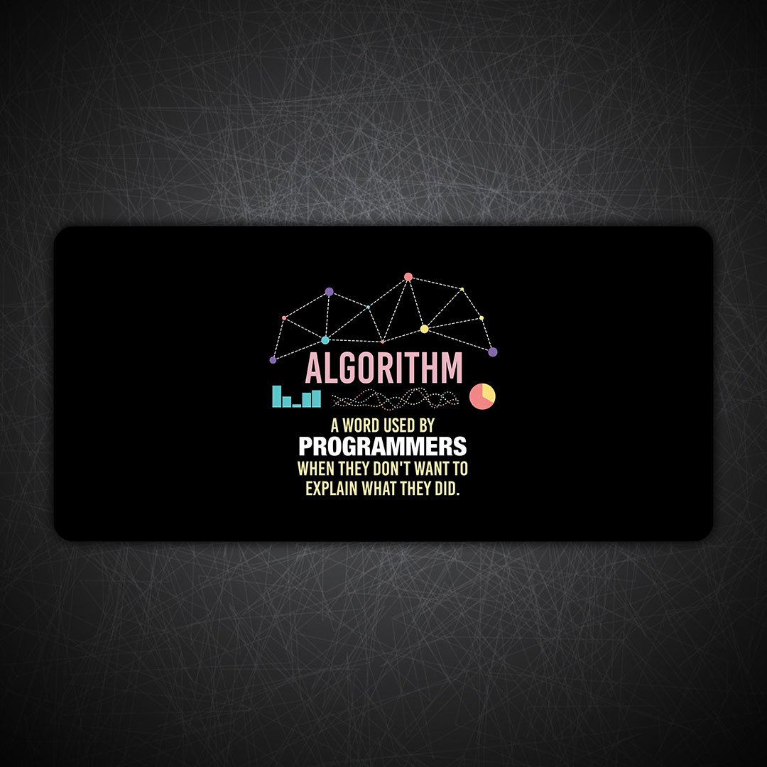 100.2 Algorithm Gaming Desk Mat