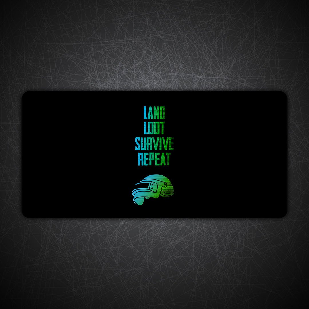 Pubg Crate Gaming Desk Mat Pubg Crate Gaming Desk Mat