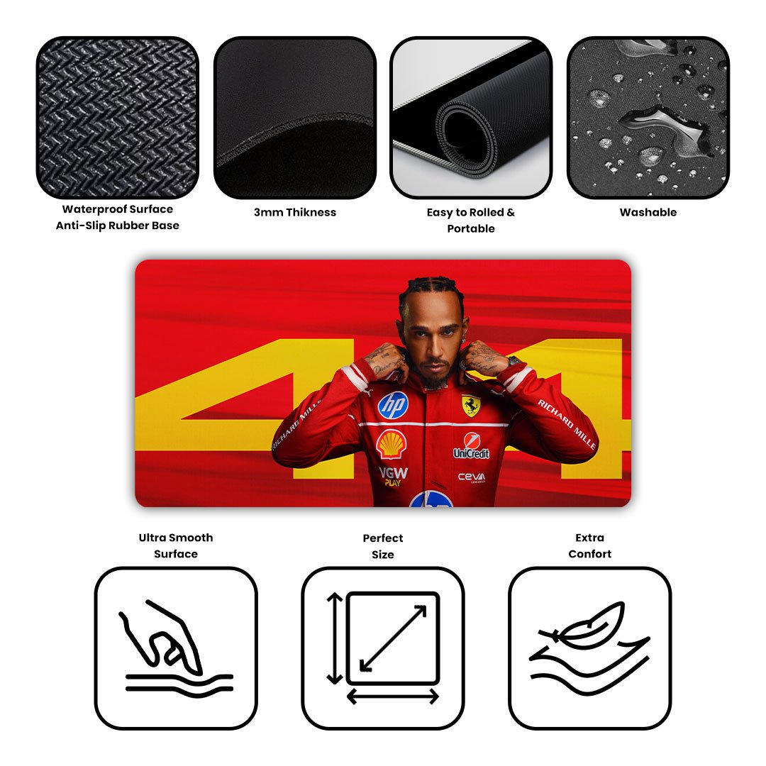 Lewis Hamilton Desk Mat Lewis Hamilton Desk Mat