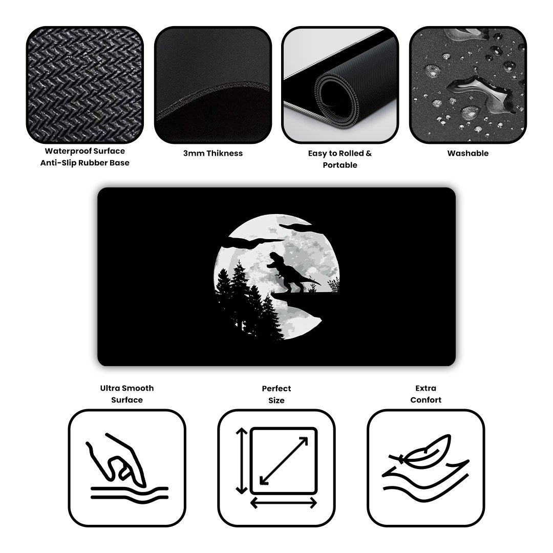 T-Rex Dinosaur Desk Mat T-Rex Dinosaur Desk Mat