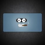Bender Futurama Smoking Desk Mat