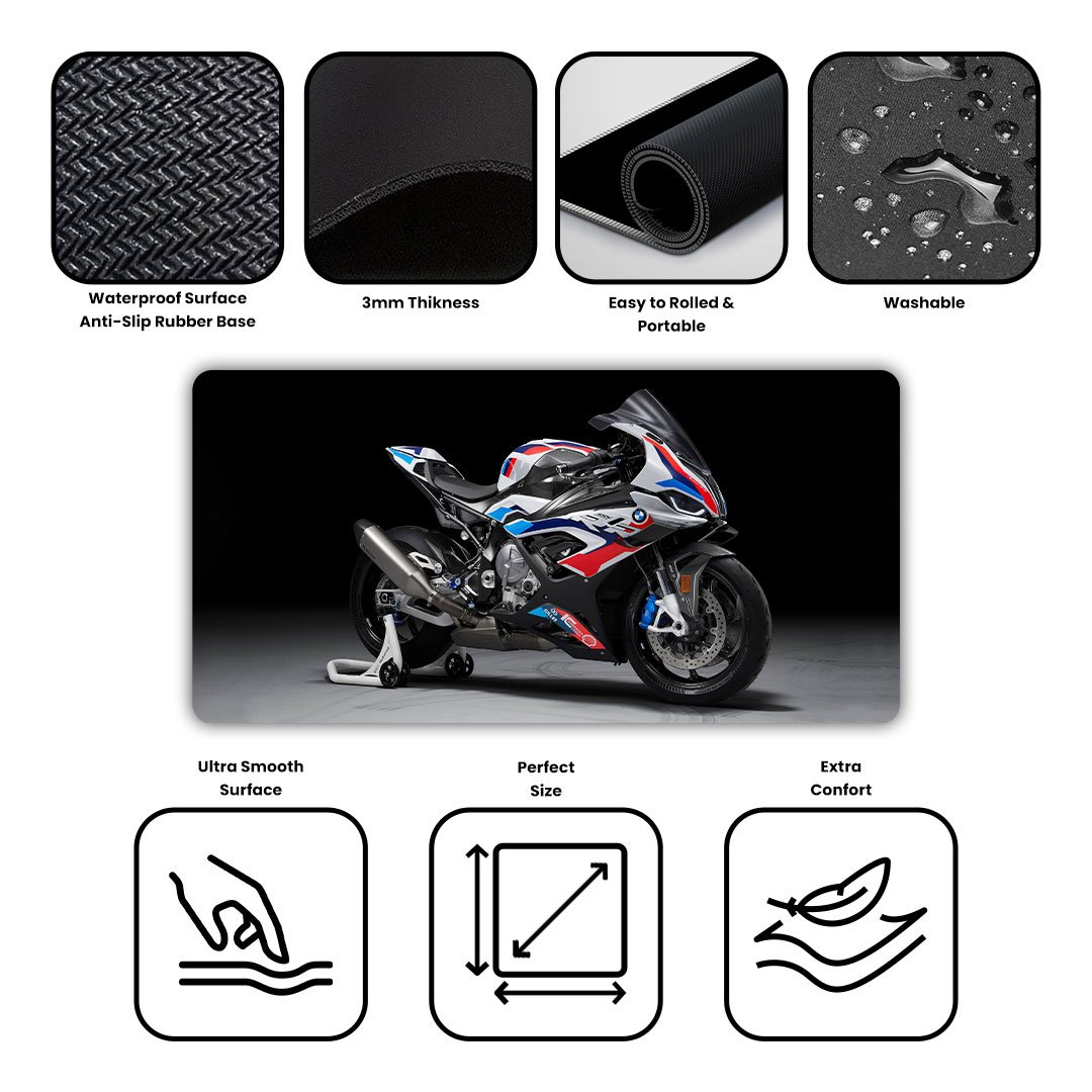 BMW M1000RR Desk Mat BMW M1000RR Desk Mat